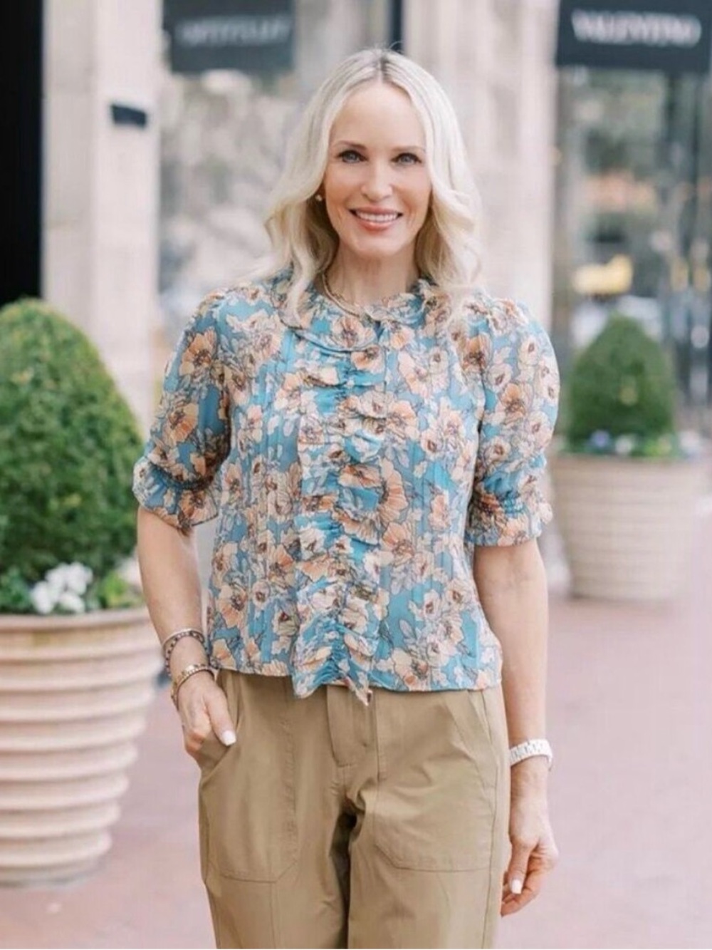 Cabi 6507 Cherish Top - Spring 2024